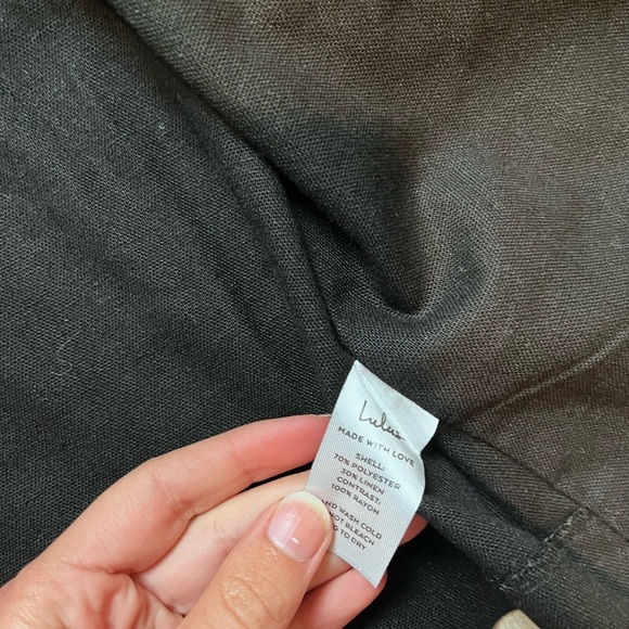 Lulus Miss Punctuality Black Lightweight Blazer Size Medium - Picture 5 of 6